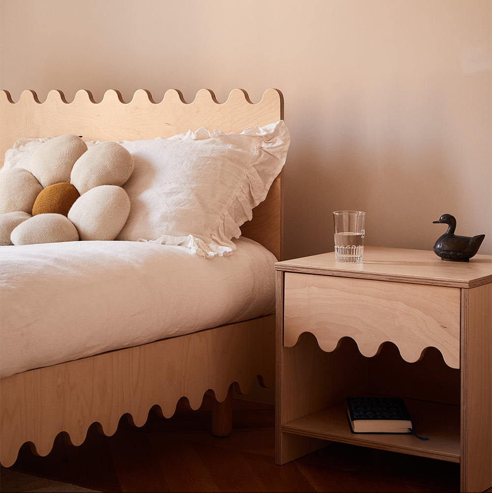 The Oeuf Moss Twin Bed - Birch