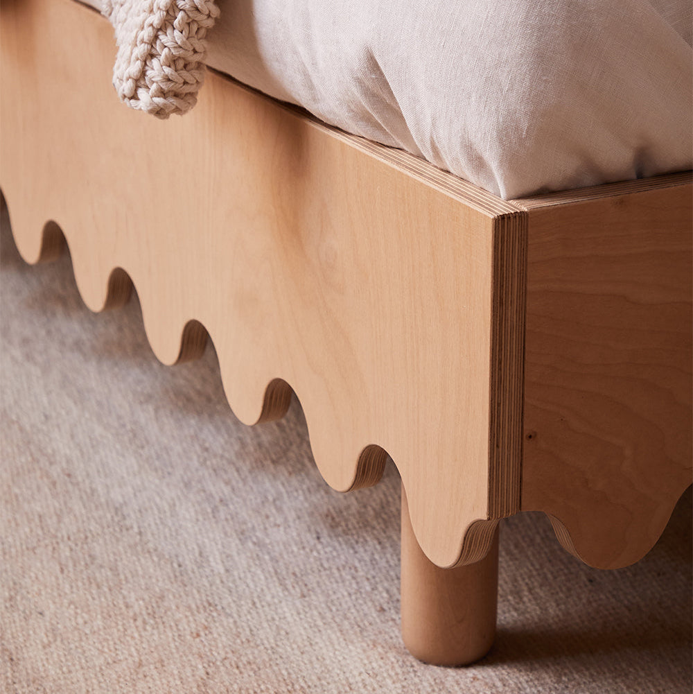 The Oeuf Moss Twin Bed - Birch