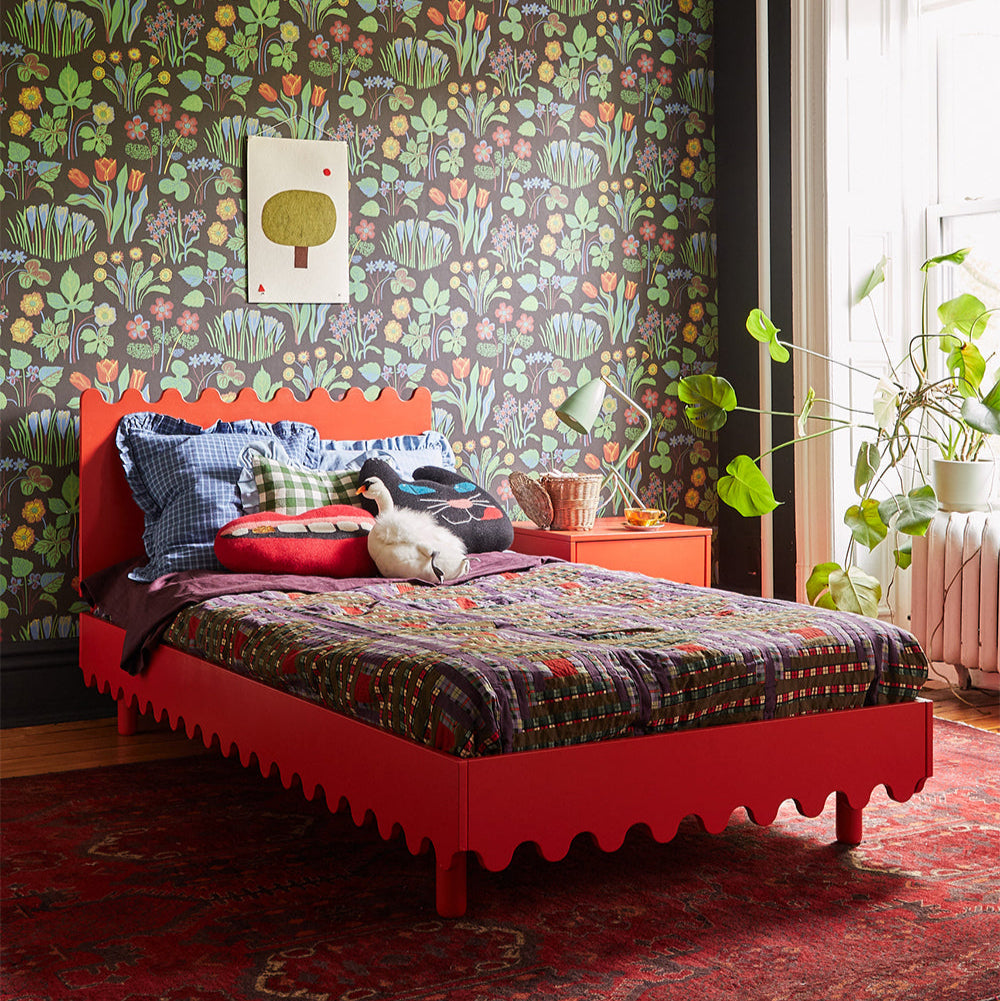 Moss Twin Bed Tomato