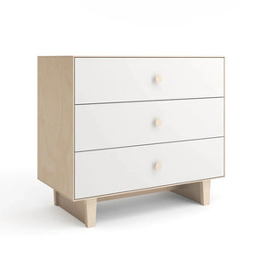 Shop Oeuf Canada Modern Kids Storage 3 Drawer Dresser - Rhea Birch/White Option