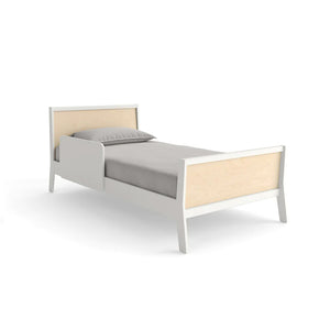 Shop Oeuf Canada Modern Toddler & Kids Sparrow Twin Bed with Security Rail White/Birch Option