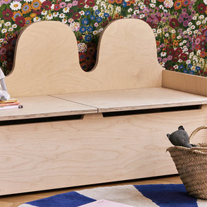 The Camel Storage Bench in Birch
