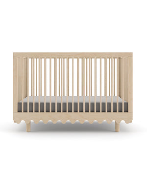 Moss Crib in Birch - Modern Nursery