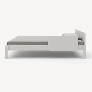 Boutique Oeuf Canada Modern Toddler & Kids Perch Twin Lower Bed White with Security Rail