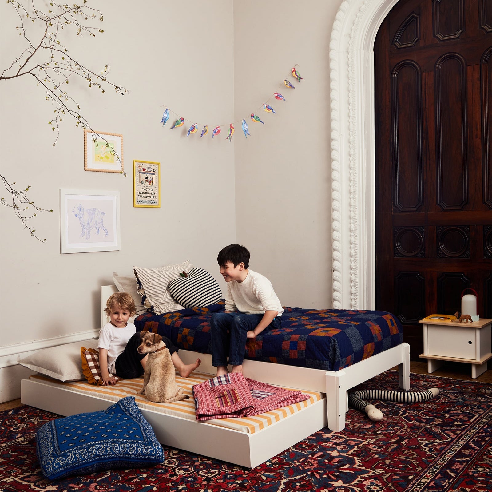 Perch Twin Lower Bed White