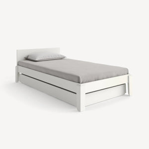 Boutique Oeuf Canada Modern Toddler & Kids Perch Twin Lower Bed Blanc