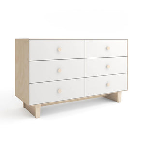 Shop Oeuf Canada Modern Kids Storage 6 Drawer Dresser - Rhea Birch/White Option