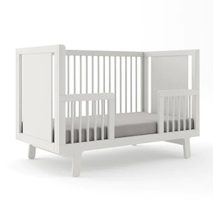 Modern Nursery Sparrow Toddler Bed Conversion Kit in Canada White