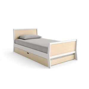 Boutique Oeuf Canada Modern Toddler & Kids Sparrow Twin Bed with Trundle White/Birch Option