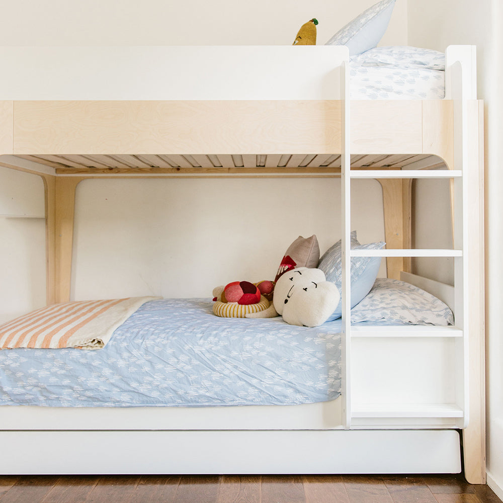Perch Twin Bunk Bed for Kids & Teens with Stairs by Oeuf Canada