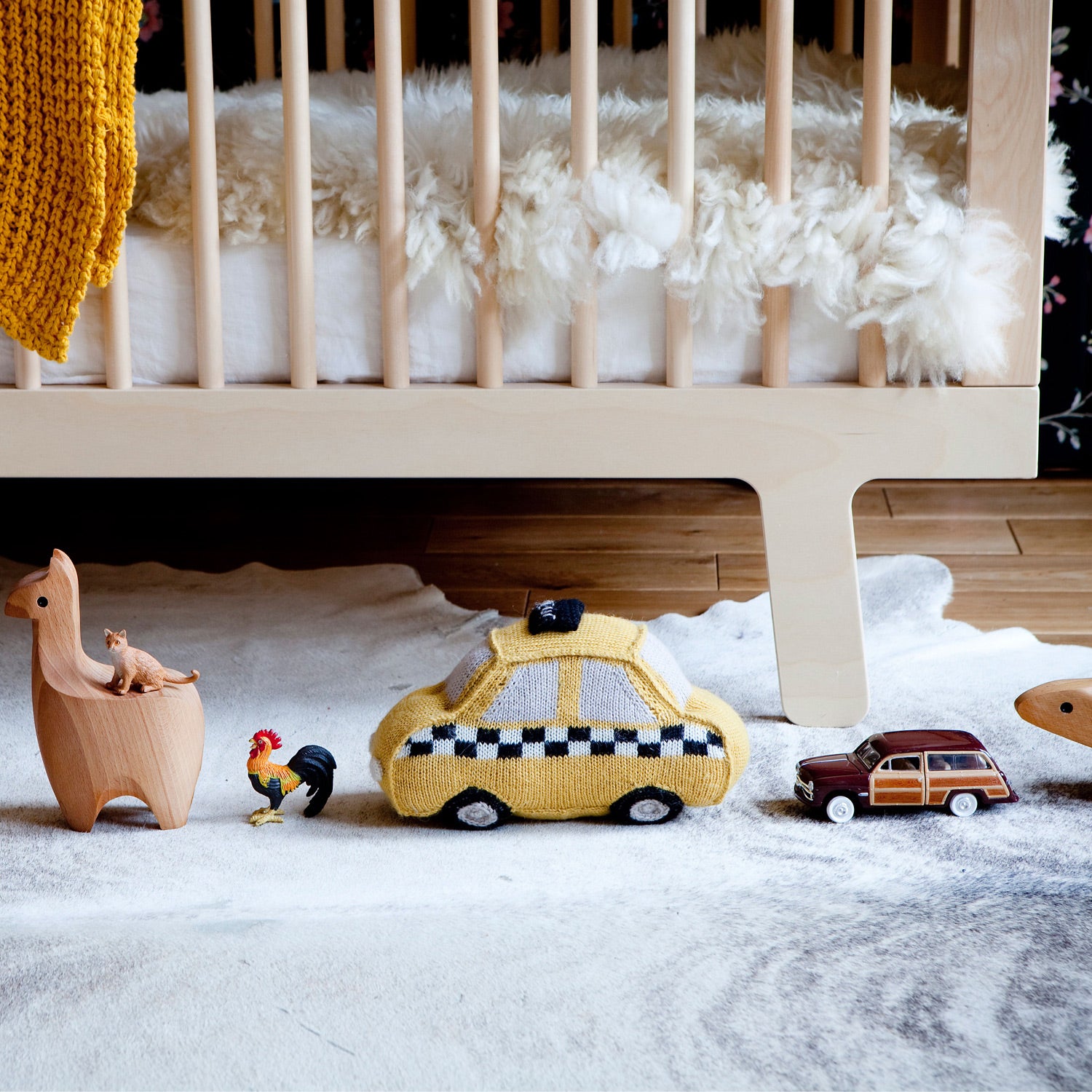 Modern Nursery Sparrow Crib Detail