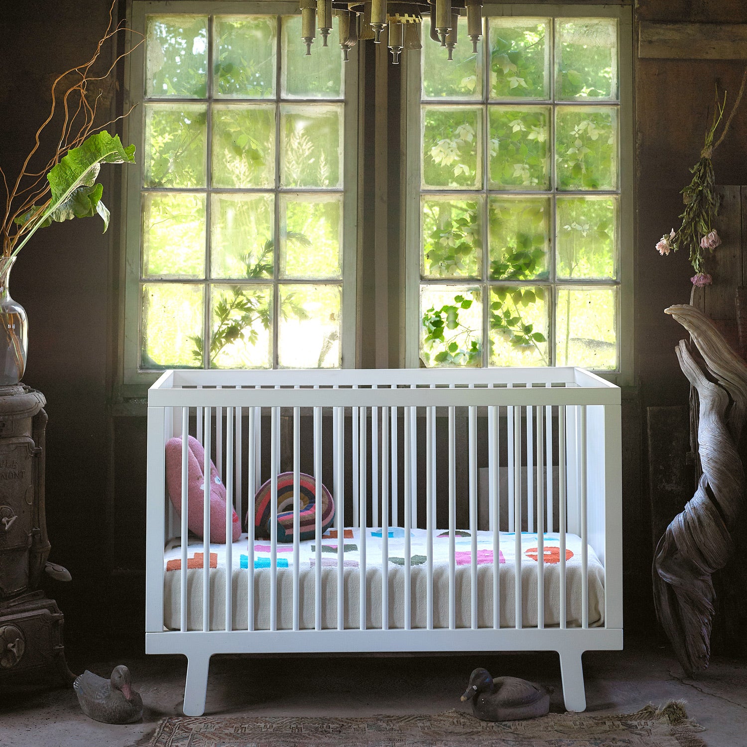 Buy Modern Nursery Sparrow Crib in Toronto Canada -  Room Setting